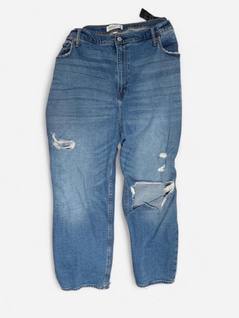 NWT! Abercrombie straight high rise plus size jeans